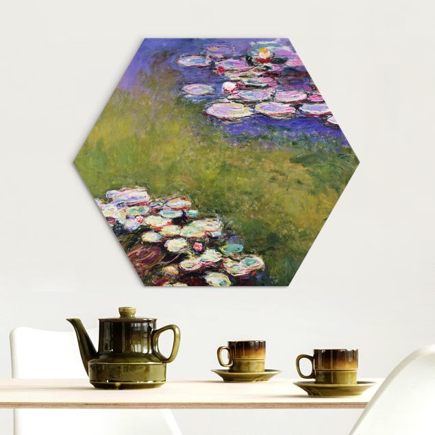 Obrazy do salonu nowoczesne Claude Monet - Lilie wodne