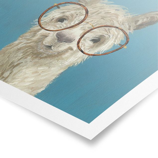 Obrazy nowoczesne Llama w okularach I