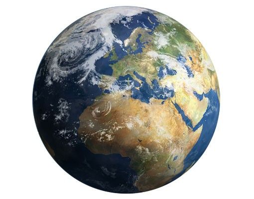 Mapa świata na ścianę naklejka Nr 262 Moja Ziemia