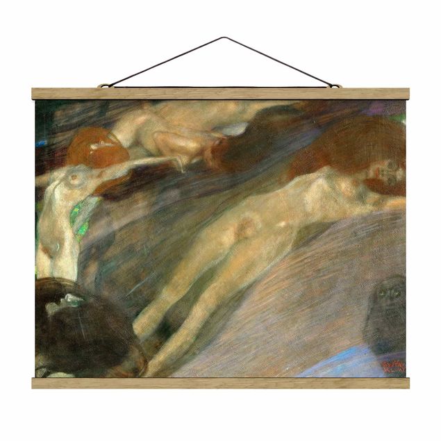 Obrazy nowoczesny Gustav Klimt - Płynąca woda
