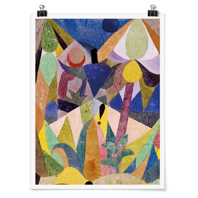 Obrazy nowoczesne Paul Klee - Łagodny pejzaż tropikalny