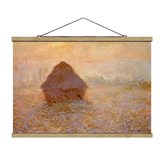 Impresjonizm obrazy Claude Monet - Stóg siana we mgle