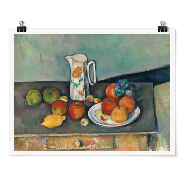 Obrazy impresjonizm Paul Cézanne - Martwa natura Dzbanek na mleko