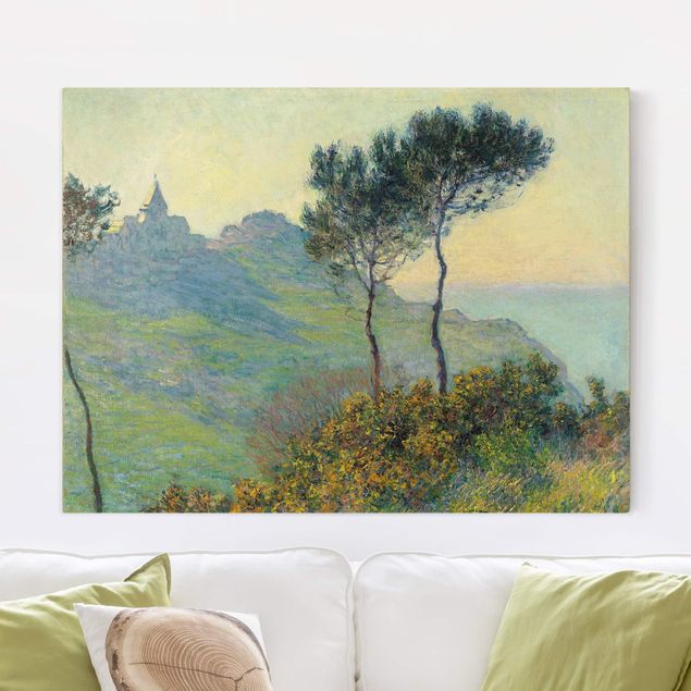 Dekoracja do kuchni Claude Monet - Wieczorne słońce w Varengeville