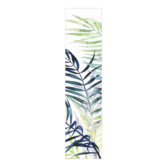 Domowe tekstylia Egzotyczne liście - drzewo palmowe