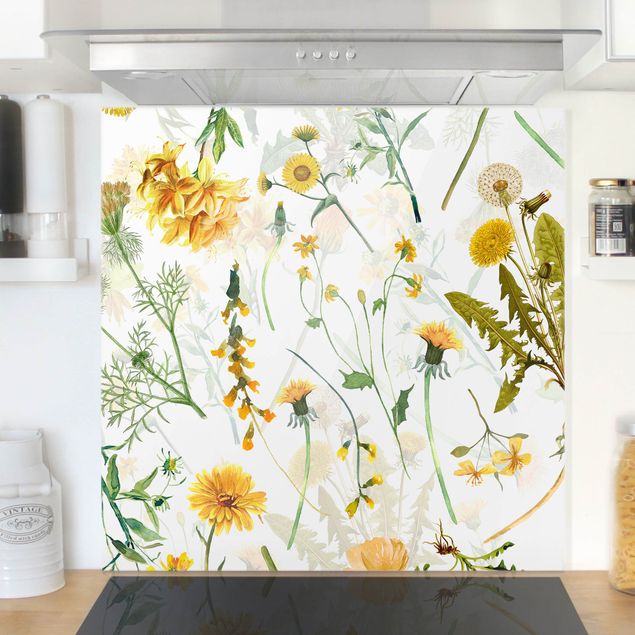 Dekoracja do kuchni Yellow Wild Flowers