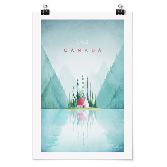 Obrazy krajobraz Plakat podróżniczy - Kanada