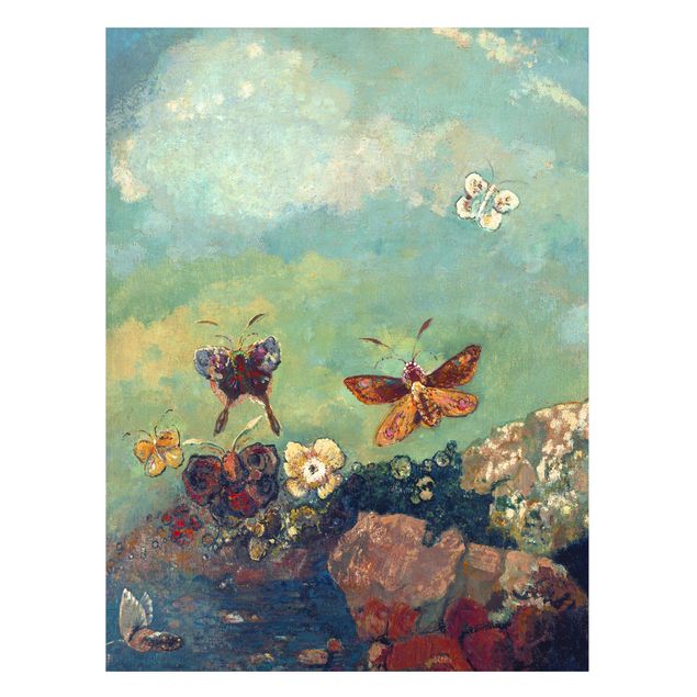 Nowoczesne obrazy do salonu Odilon Redon - Motyle