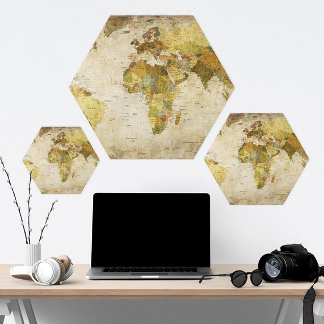 Obrazy na ścianę Mapa świata