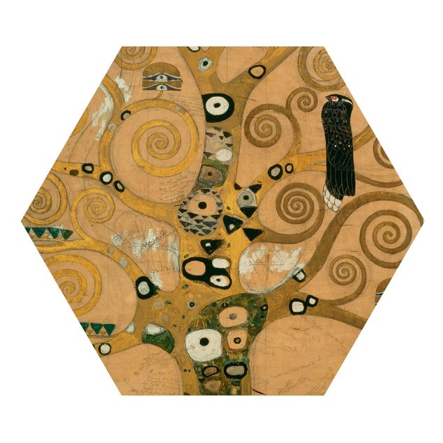 Obrazy drewniane Gustav Klimt - Drzewo życia