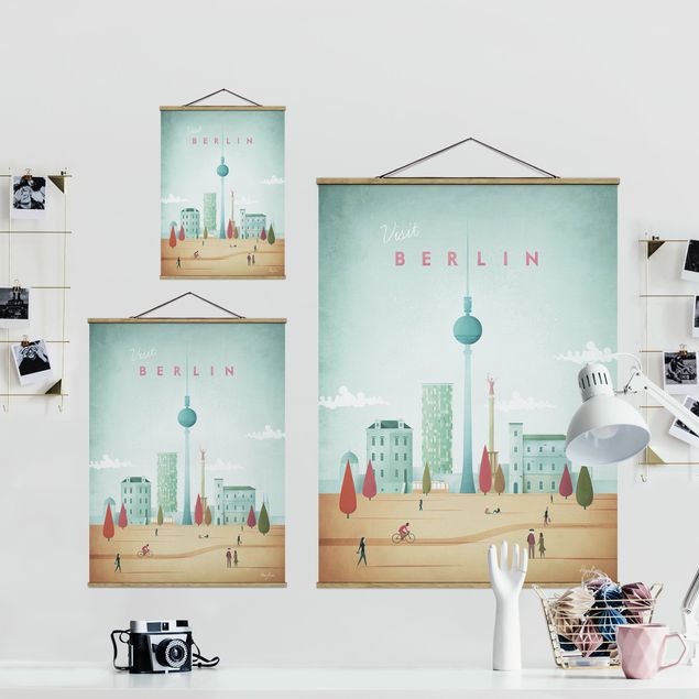 Artystyczne obrazy Plakat podróżniczy - Berlin