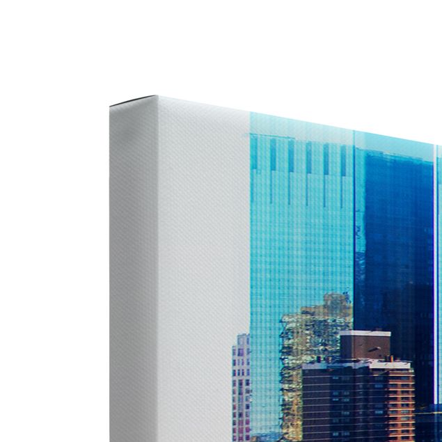 Obraz na płótnie 3-częściowy - Manhattan Skyline Urban Stretch