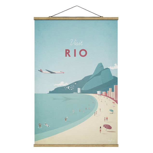 Obrazy na ścianę krajobrazy Plakat podróżniczy - Rio de Janeiro