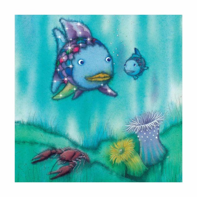 dywan tęcza Tęczowa rybka - Dwóch rybich przyjaciół w drodze