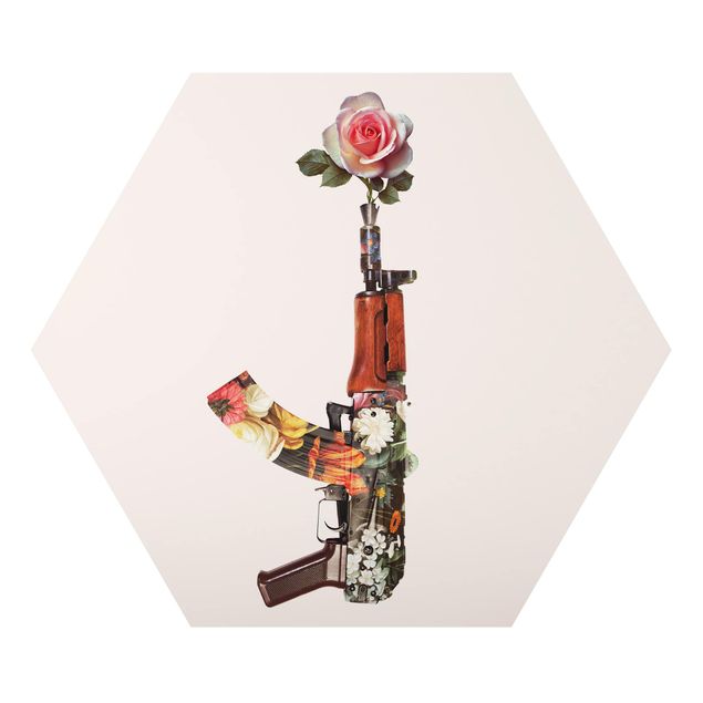 Obrazy motywy kwiatowe Broń z różą