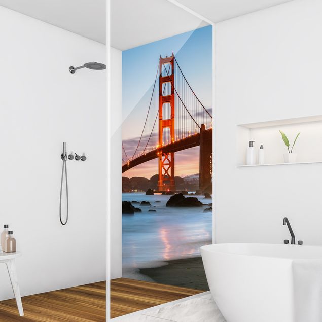 Tylna ścianka prysznicowa - Twilight In San Francisco