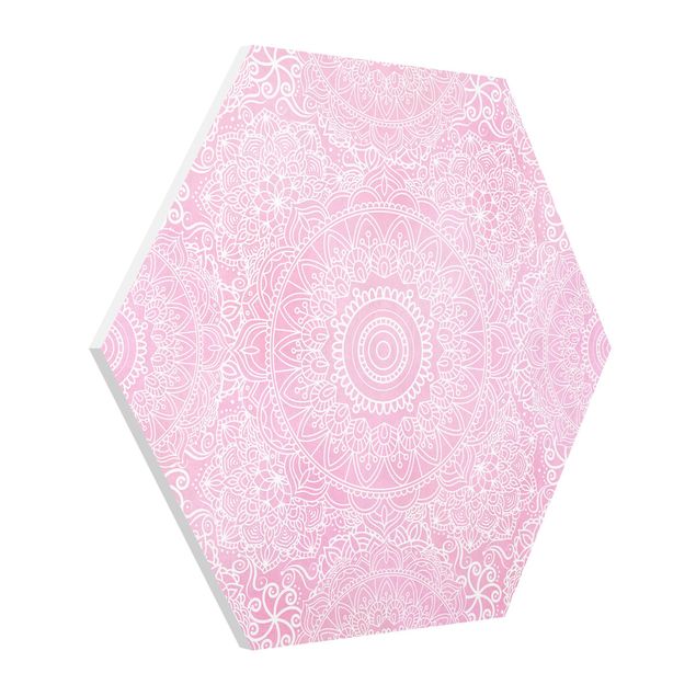 Obrazy nowoczesny Wzór Mandala Pink