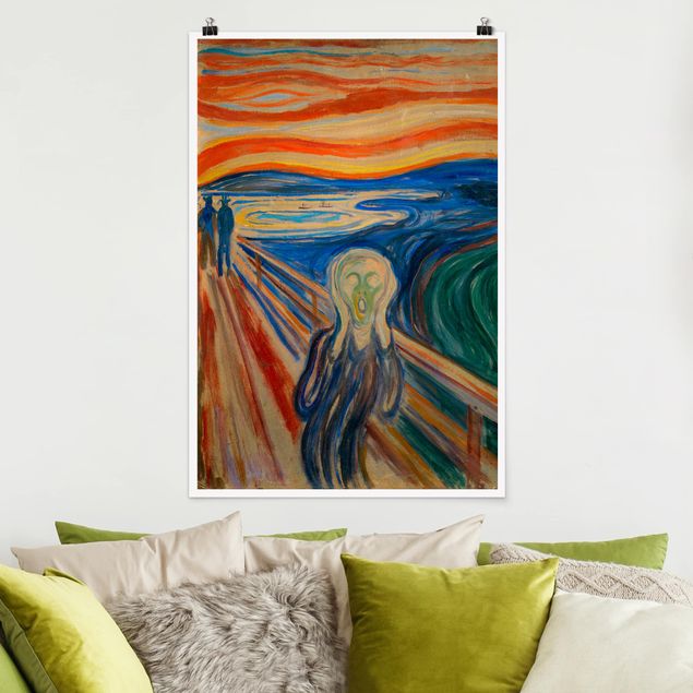 Ekspresjonizm obrazy Edvard Munch - Krzyk