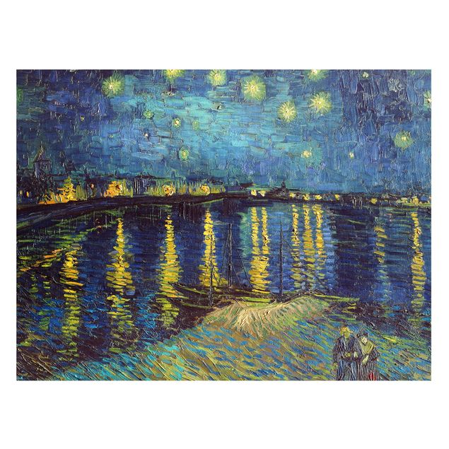 Obrazy do salonu Vincent van Gogh - Gwiaździsta noc nad Rodanem