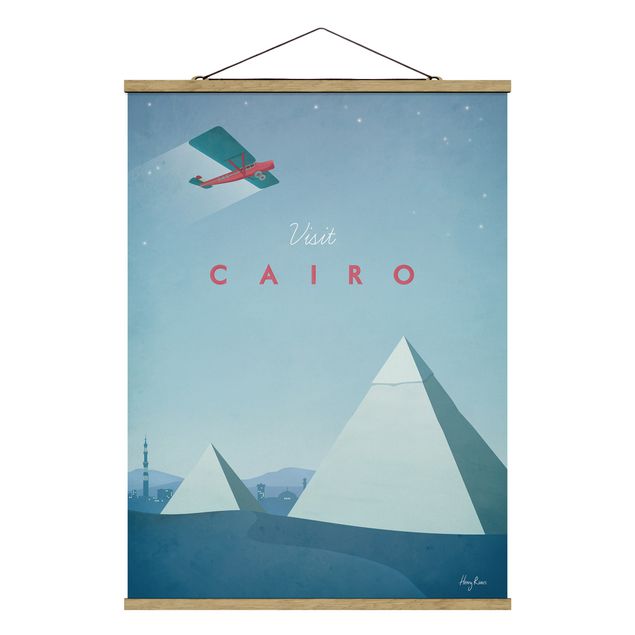 Retro obrazy Plakat podróżniczy - Kair