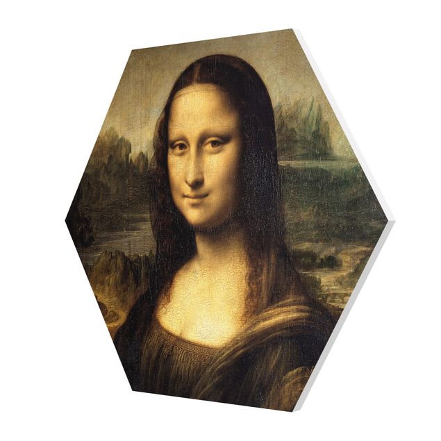 Zielony obraz Leonardo da Vinci - Mona Lisa