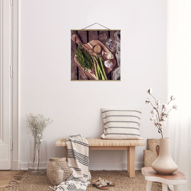 Obrazy nowoczesny Asparagus Rustic