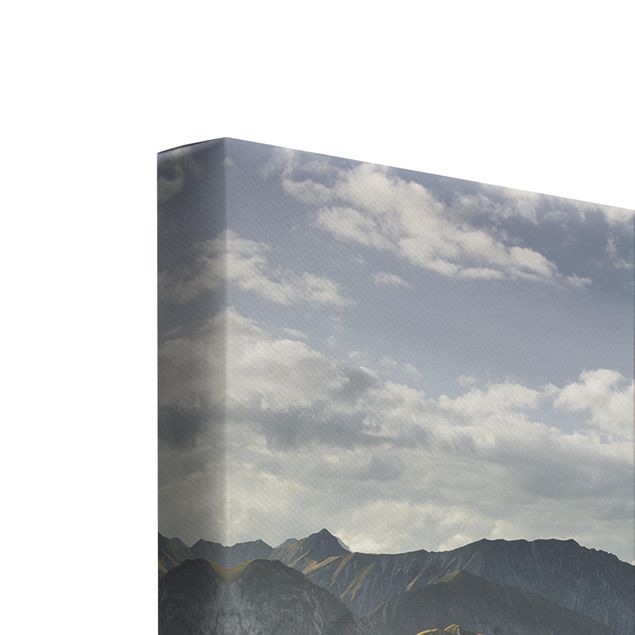 Obrazy na płótnie góra Góry i dolina w Alpach Lechtalskich w Tyrolu