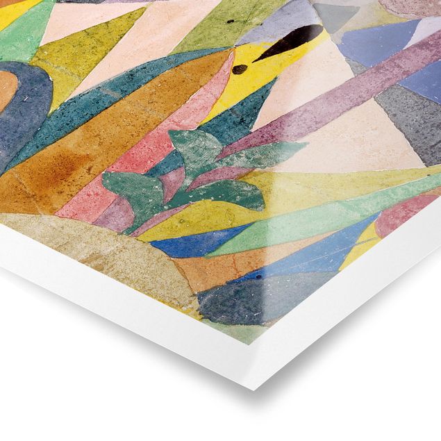 Kolorowe obrazy Paul Klee - Łagodny pejzaż tropikalny