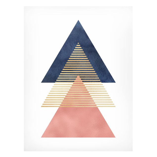 Obrazy do salonu Trzy trójkąty