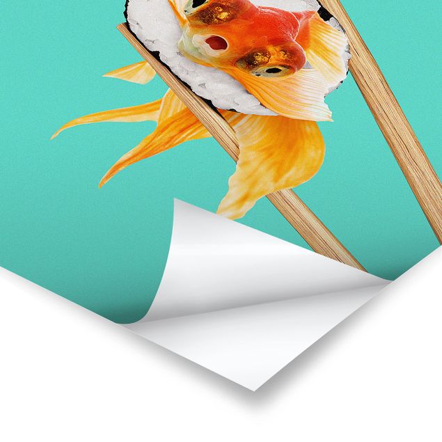 Jonas Loose obrazy Sushi z złotą rybką