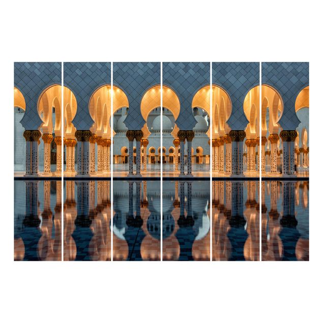 Zasłony panelowe Refleksje w meczecie