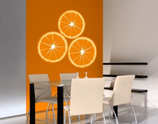 Dekoracja do kuchni Nr UL611 Plastry pomarańczy