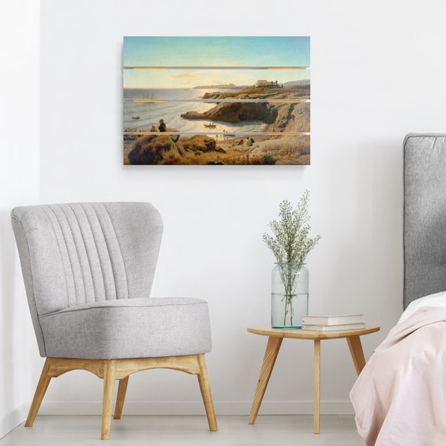 Obrazy Andreas Achenbach - Wybrzeże w pobliżu Syrakuz