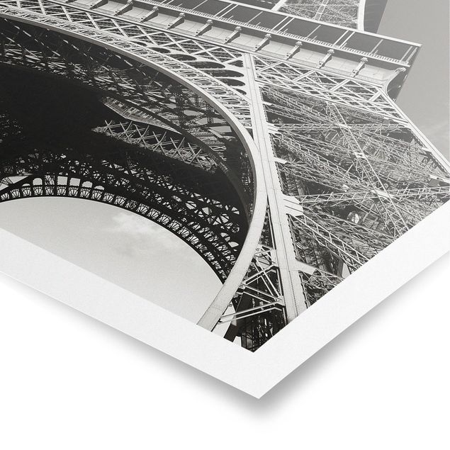 Czarno białe obrazki Wieża Eiffla