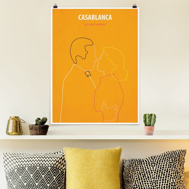 Dekoracja do kuchni Plakat filmowy Casablanca