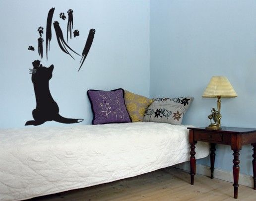 Naklejka na ścianę - Nr UL633 Cat Art