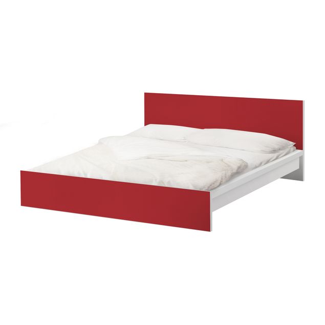 Okleina meblowa IKEA - Malm łóżko 140x200cm - Kolor Karmin