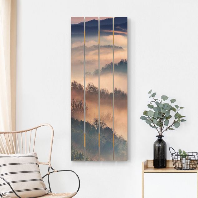 Obrazy na ścianę Mgła o zachodzie słońca
