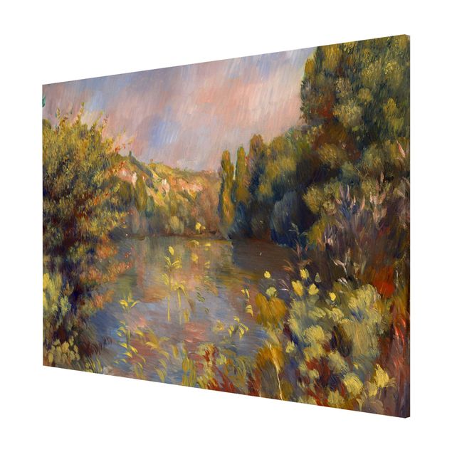 Nowoczesne obrazy Auguste Renoir - Pejzaż z jeziorem