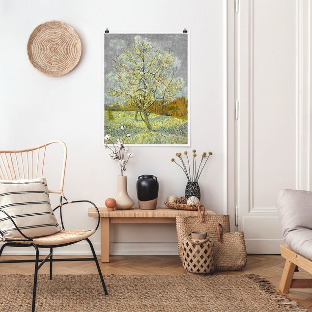 Obrazy nowoczesne Vincent van Gogh - Różowe drzewo brzoskwiniowe