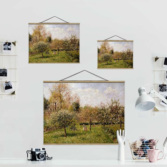 Obraz drzewo Camille Pissarro - Wiosna w Eragny