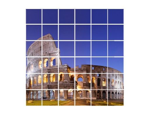 Naklejki na płytki Lit Koloseum