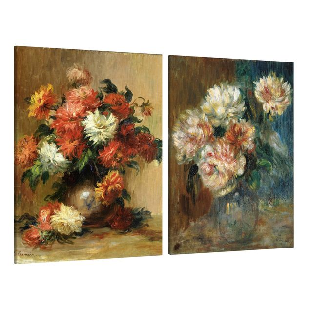 Martwa natura obraz Auguste Renoir - Wazony na kwiaty