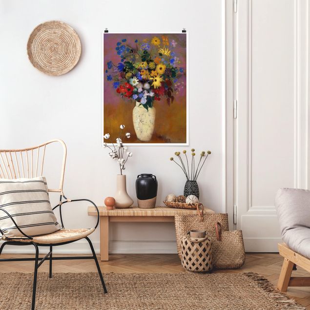 Obrazy do salonu Odilon Redon - Kwiaty w wazonie