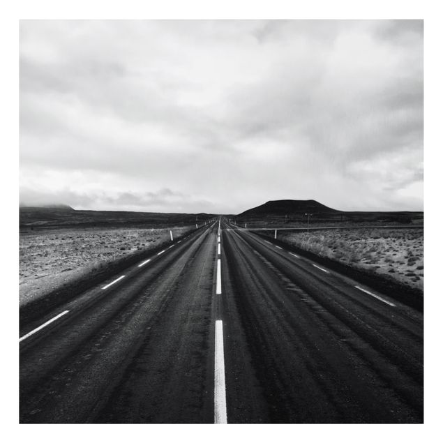 Obrazy do salonu nowoczesne Prosta droga na Islandii