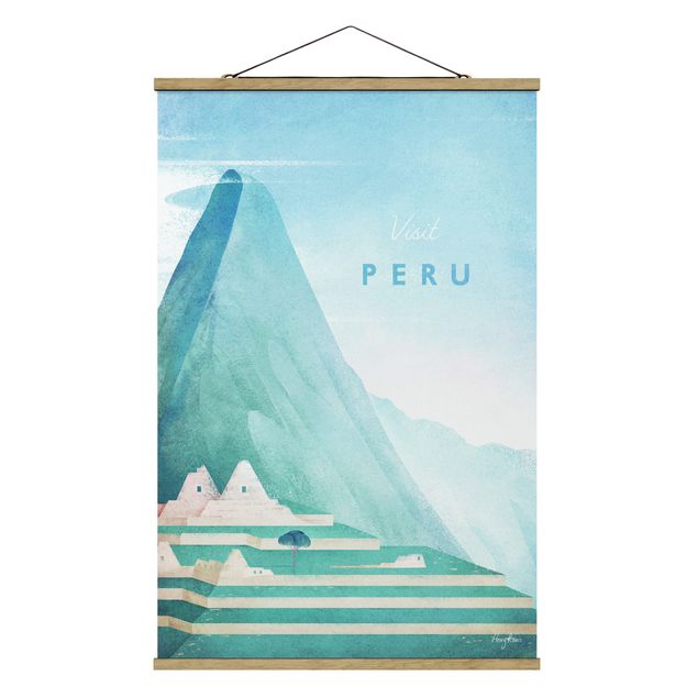 Vintage obrazy Plakat podróżniczy - Peru