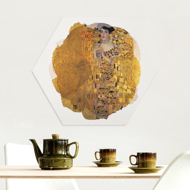 Dekoracja do kuchni Akwarele - Gustav Klimt - Adele Bloch-Bauer I