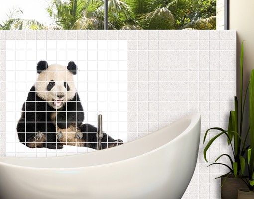 Dekoracja do kuchni Śmiejąca się panda