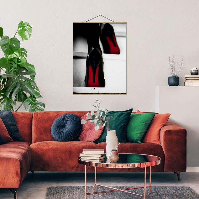 Obrazy nowoczesny Wysokie obcasy w kolorze czerwonym