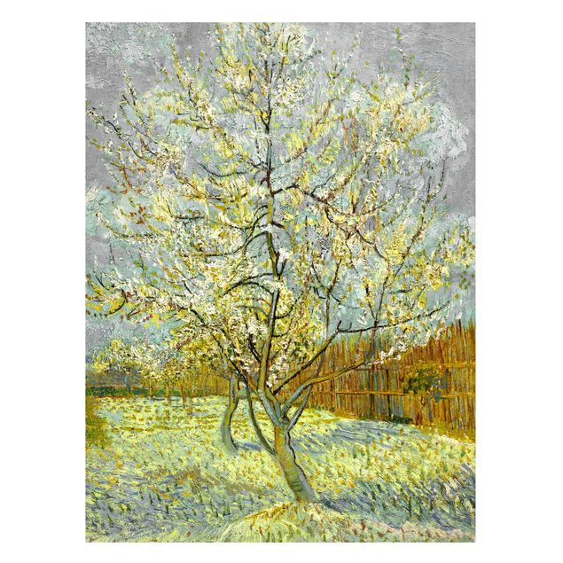 Nowoczesne obrazy do salonu Vincent van Gogh - Różowe drzewo brzoskwiniowe